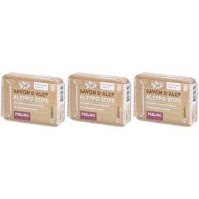 BIONATURIS ALEPPO Seife 3 % Lorbeer-Öl Peel 100 g x3