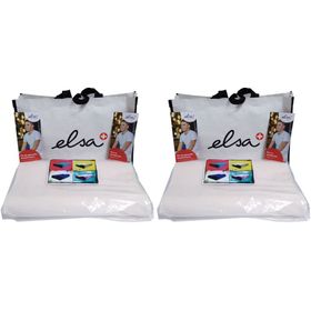 ELSA Nekkussen 50 x 9 cm Fluwelen hoes Ecru