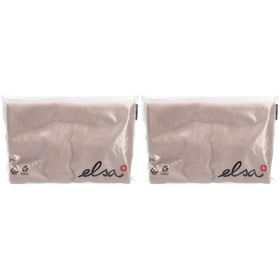 ELSA Kissenbezug 50x11cm Velours sand x2
