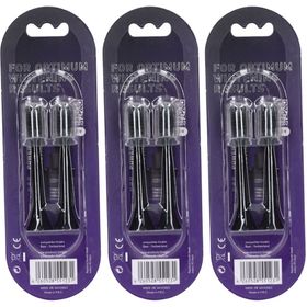 SMILEPEN SonicWhite 6 LED Ersatzbürstenköpfe 2 Stk x3