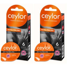 CEYLOR Extra Feeling Präservativ 6 Stk x2