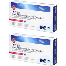 EMSER Inhalationslösung 4 % hyperton 20 Amp 5 ml x2