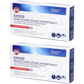 EMSER Inhalationslösung 8 % hyperton 20 Amp 5 ml x2
