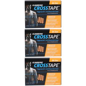 CROSSTAPE Schmerz- Akupunkturtape M 180 Stk x3