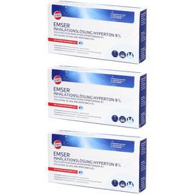 EMSER Inhalationslösung 8 % hyperton 20 Amp 5 ml x3