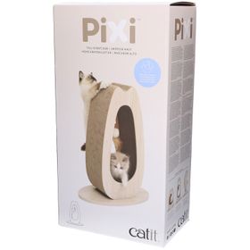 Catit Pixi Griffoir haut pour chat avec balle et carton remplaçable