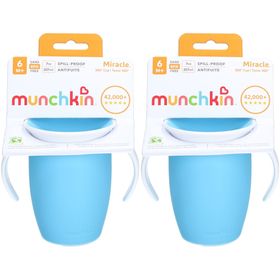 munchkin Miracle 360° Becher, blau x2