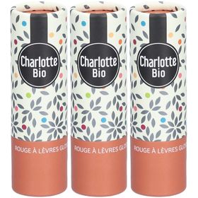 Charlotte Bio Nude Moka glanzende lippenstift