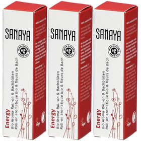 Sanaya® Bio Aroma-Roll-on & Fleurs de Bach Energy