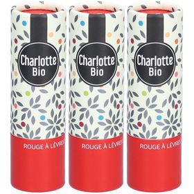 Charlotte Bio Lipstick Echt mat rood