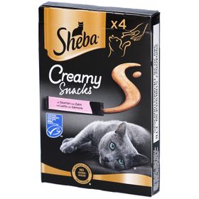 Sheba Creamy Snacks - Zalmtraktaties voor katten