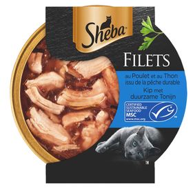 Sheba Filets – Kip en Tonijn voor Volwassen Kat