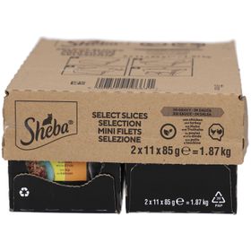 Sheba Finesse - Kip Mousse voor Volwassen Katten