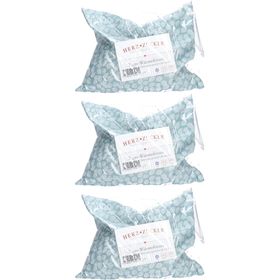 HERZZUCKER® Warmtekussen met koolzaad 26 x 21 cm Bladerenmotief