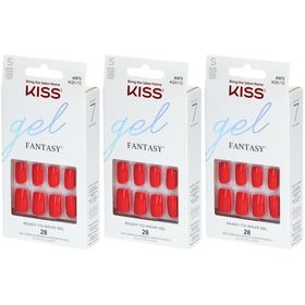 KISS Gel Fantasy Falsche Nägel Gel Prêt-à-porter x3