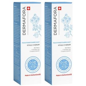 DERMAFORA Serum Hyalu 3 organisch malve + complex met 3 hyaluronzuren