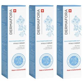 DERMAFORA Sérum Hyalu 3 Mauve bio + complexe aux 3 acides hyaluroniques