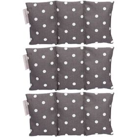 HERZZUCKER® Coussin Chauffant aux pépins de raisin 18 x 10 cm Motif points