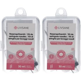 LIVSANE Nasenspritzenkit x2