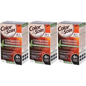 Color & Soin® Coloration permanente 4N Châtain Naturel