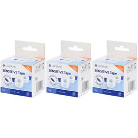 LIVSANE Sensitive Ruban Adhésif 2,5 cm x 5 m