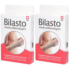 BILASTO Polsbandage met halve duim Beige XS