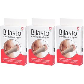 BILASTO Polsbandage met halve duim Beige M