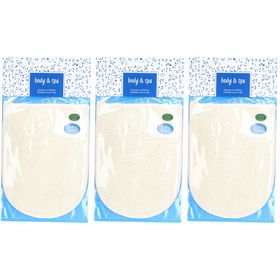 HERBA Gant en loofah et tissu éponge