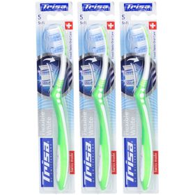 TRISA Brosse à dents flexible White Douceur