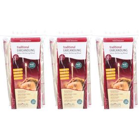 BIOSUN Bougies auriculaires coniques miel sauge camomille