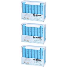 Anabox Compact Pilulier hebdomadaire 7 jours