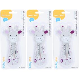 babyono® thermomètre de bain flottant - design girafe, pour nouveau-nés