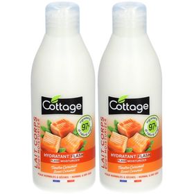 COTTAGE Lait pour le corps Hydratant Flash - Tendre Caramel