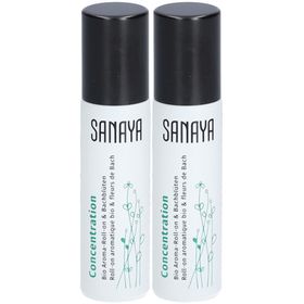 SANAYA Roll On Aromatisch Bio & Bachbloesem Concentratie