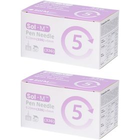 Sol-M Aiguilles stylo 0.23mm x 5mm (32G)