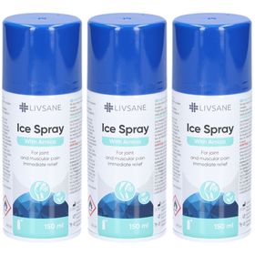 LIVSANE® Spray glacé à l'arnica pour les douleurs articulaires et musculaires
