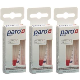 PARO BRUSH STICKS Kunst-Zahnstocher 10 Stk x3