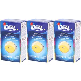 Ideal® MINI Textilfarbe No01 Jaune pour coton, lin, viscose & soie