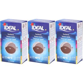 Ideal® MINI Textilfarbe No10 Marron pour coton, lin, viscose & soie