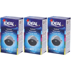 Ideal® MINI textielverf nr. 66 antracietgrijs voor katoen, linnen, viscose & zijde