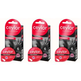 Ceylor Condoom met aardbeiensmaak