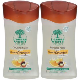 L'ARBRE VERT Huile de douche écologique senteur fleur d'oranger