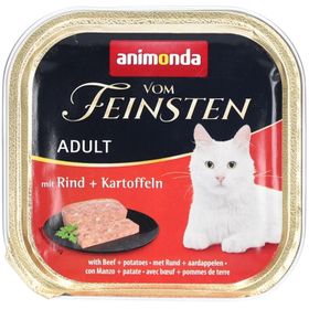 ANIMONDA Vom Feinsten Natvoer voor volwassen katten op basis van rundvlees en aardappelen