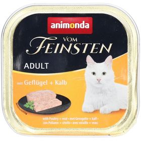 ANIMONDA Vom Feinsten Nourriture humide pour chats adultes à base de volaille et de veau