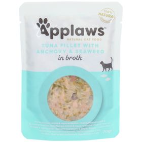 APPLAWS Natvoer voor katten met tonijnfilet en ansjovis