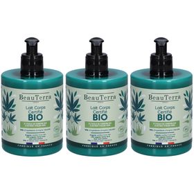 BEAUTERRA Gecertificeerde biologische bodylotion met hennepolie en aloë vera-sap