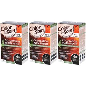 Color & Soin® Coloration permanente 4B Châtain Brownie