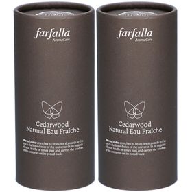 Farfalla Natural Eau Fraîche Bois de Cèdre