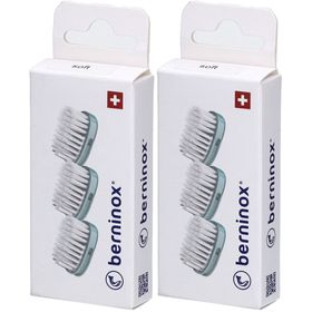 Berninox 3 x vervangborstelkoppen Iceberg groen soft