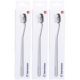 Berninox Brosse à dents 316 Noir profond Super Soft